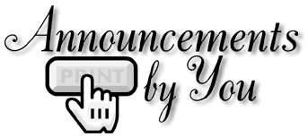 Announcements By You