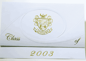 Senior 2003 Announcement