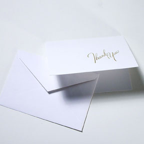 Thank You Note Card Folder